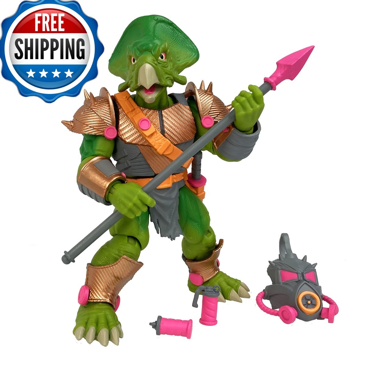 Boss Fight Studio Saurozoic Warrior Ceratopsian Guard Armored Dinosaur 6 Inch