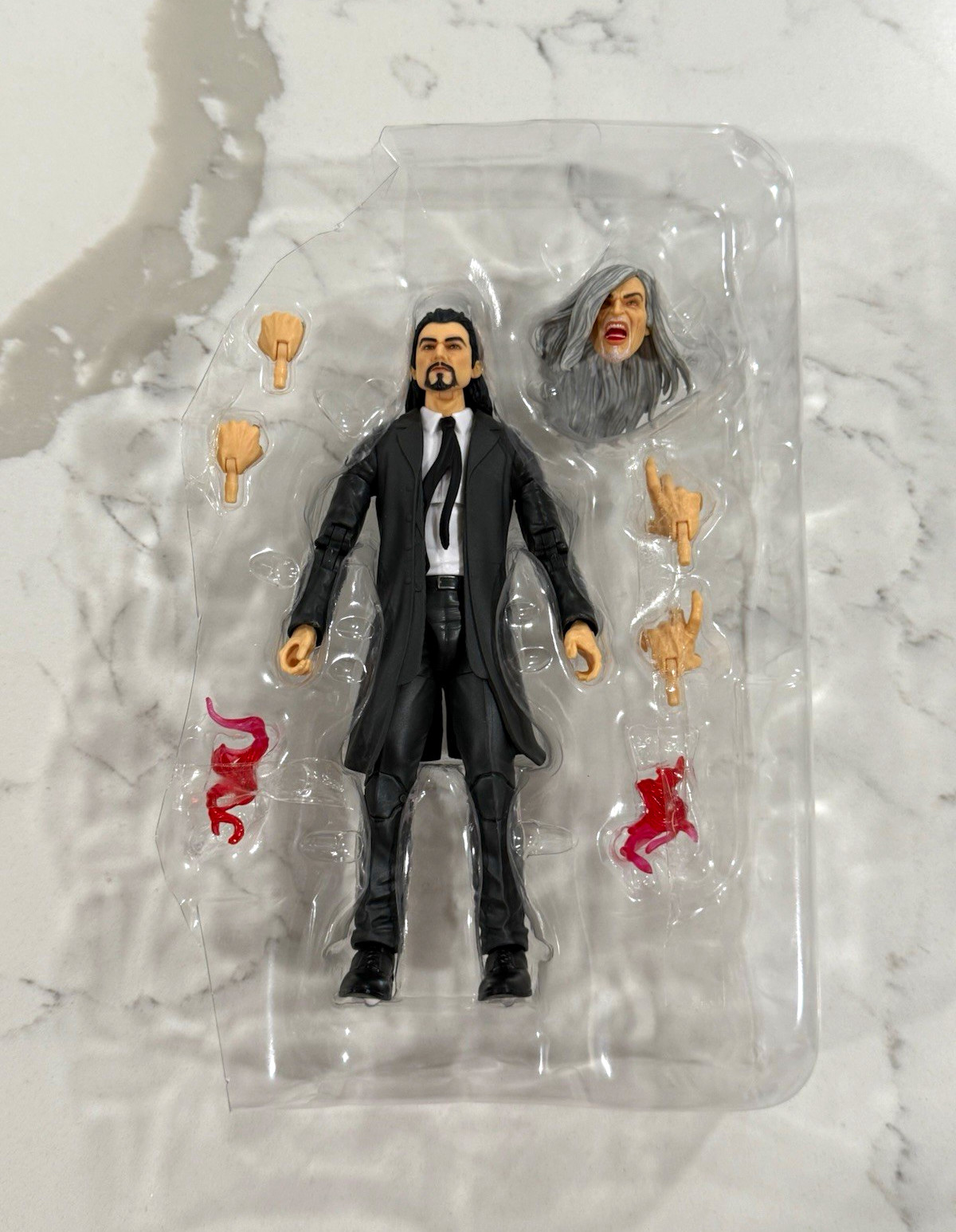 Marvel Legends Il Mandarino SOLO di Iron Man Extremis confezione da 2