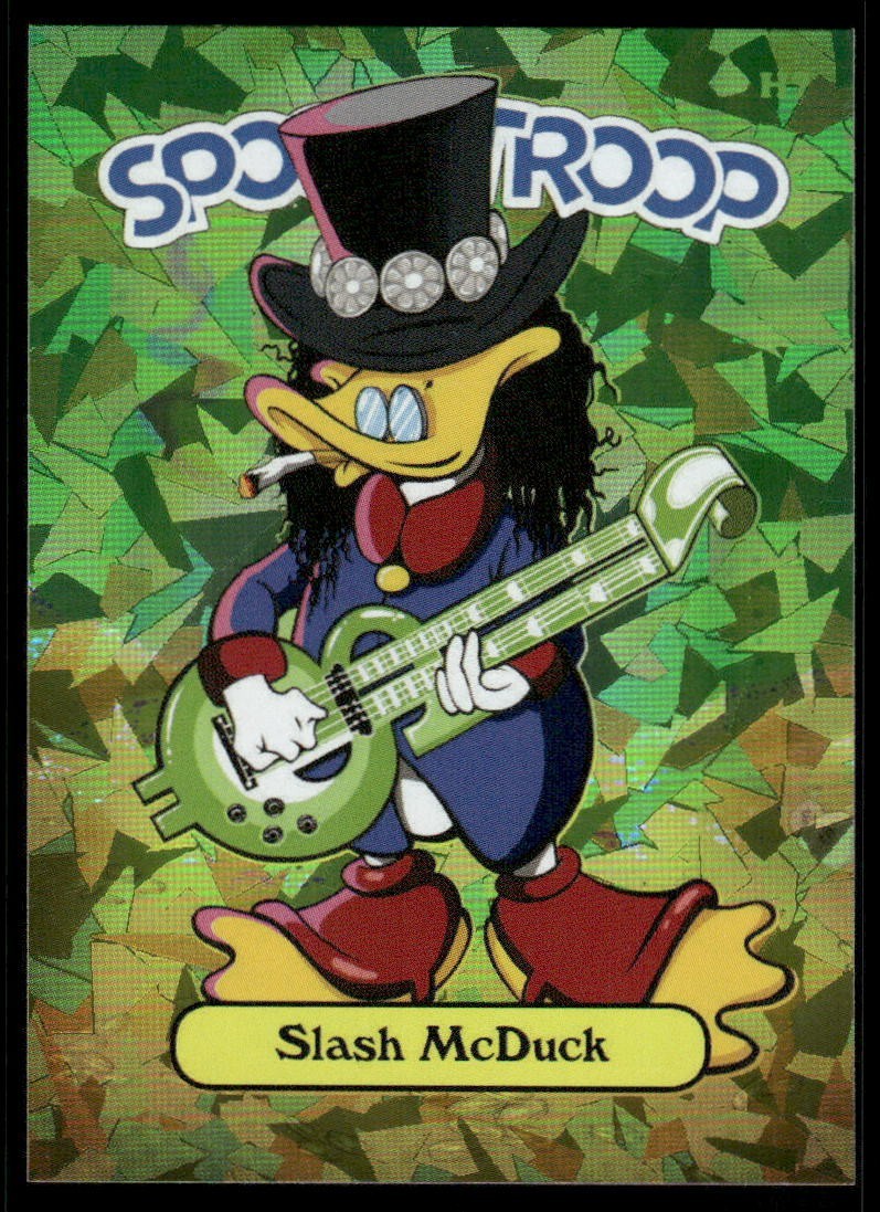 Slash McDuck 2025/2026 Spoof Troop Parody Cracked Ice Card 6/10 (NM)