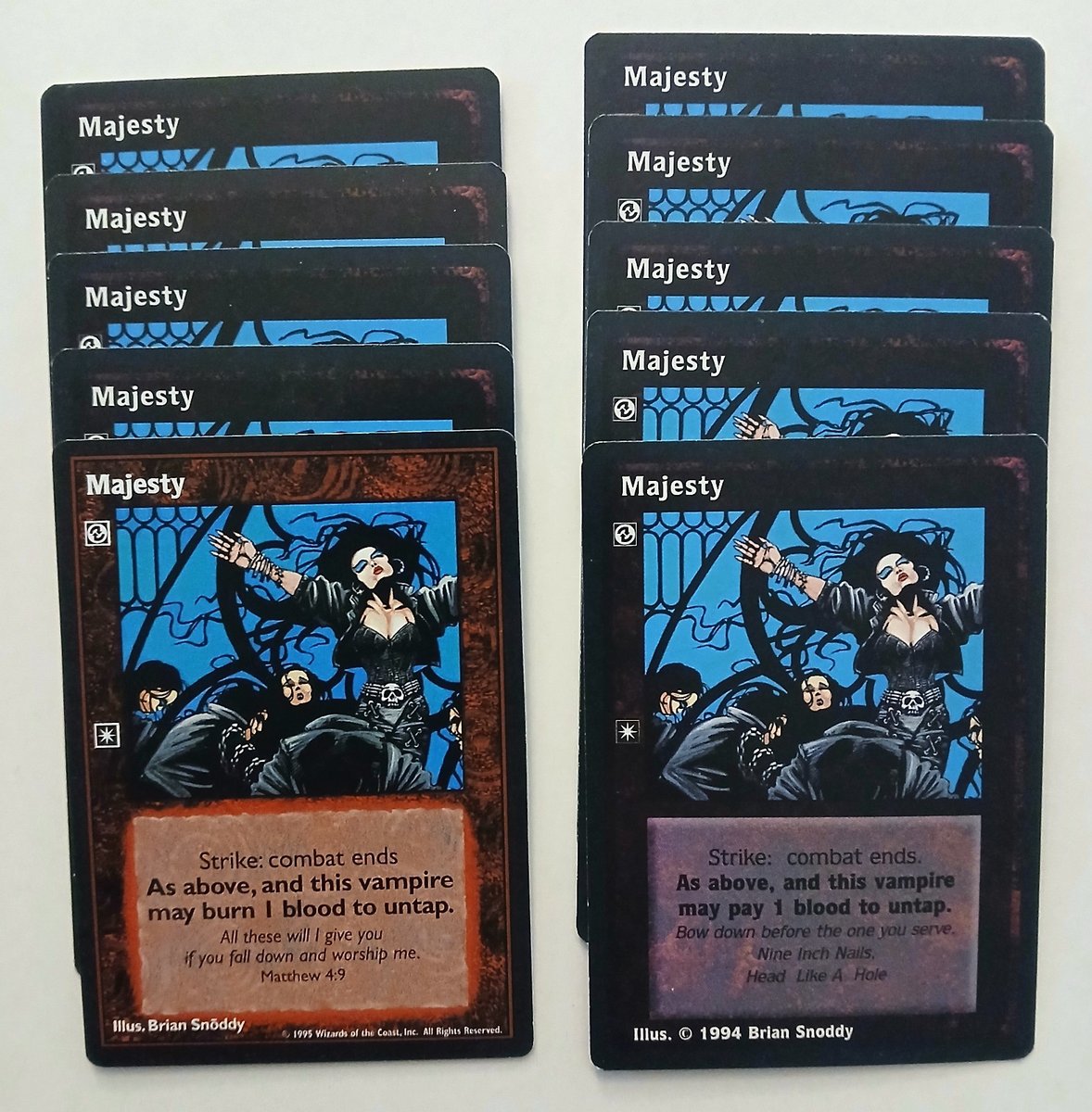 Majesty (10) VTES Jyhad Combat Vampire la lotta eterna