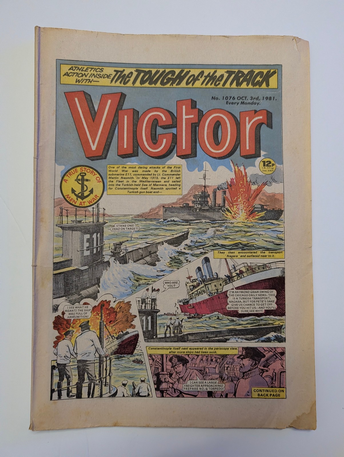The Victor Comic, No 1076, October 3rd 1981.
