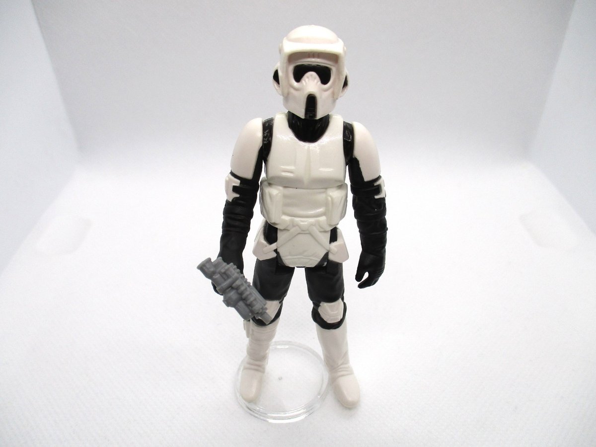 VINTAGE STAR WARS BIKER SCOUT CON BLASTER ORIGINALE - OTTIME CONDIZIONI E.