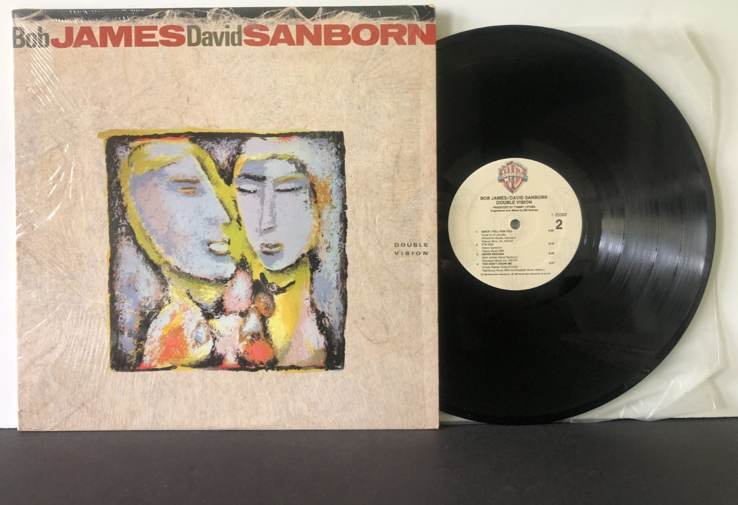 Bob James / David Sanborn DOUBLE VISION Original 1986 Warner Bros Shrink NM/NM