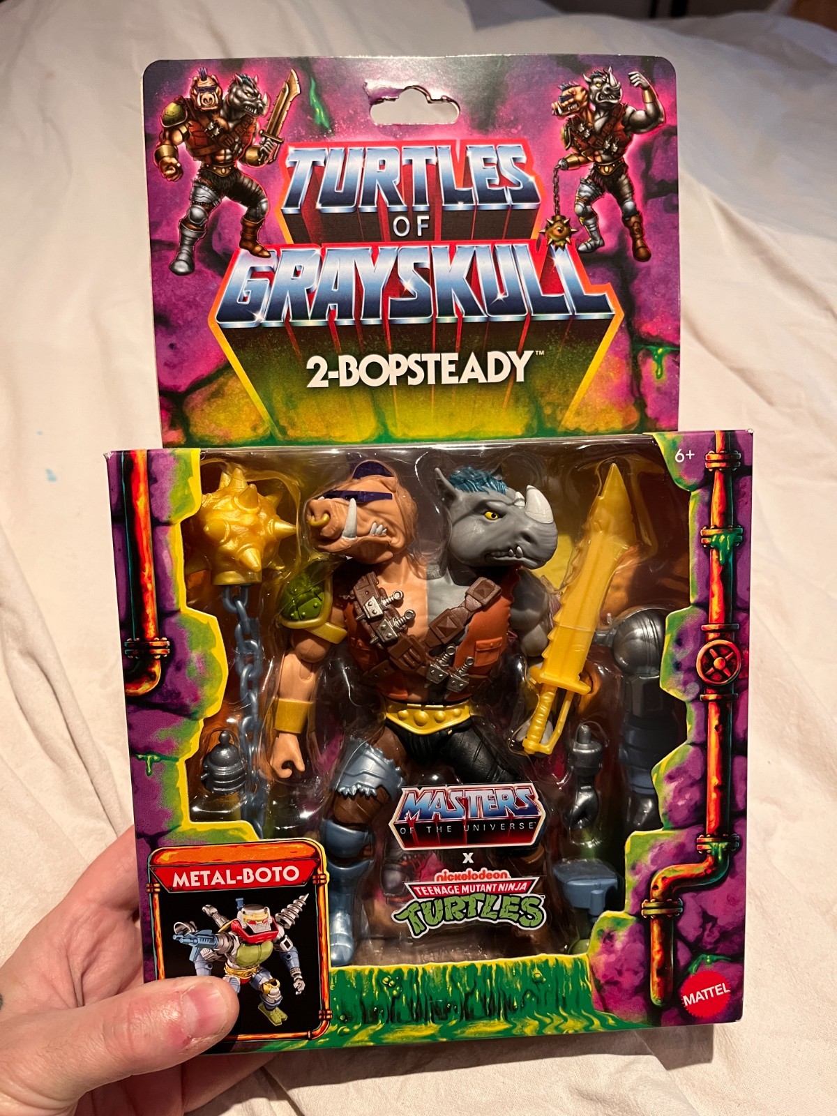 Turtles Of Gray skull MOTU Origins  2-Bopsteady Deluxe Action Figure Mattel