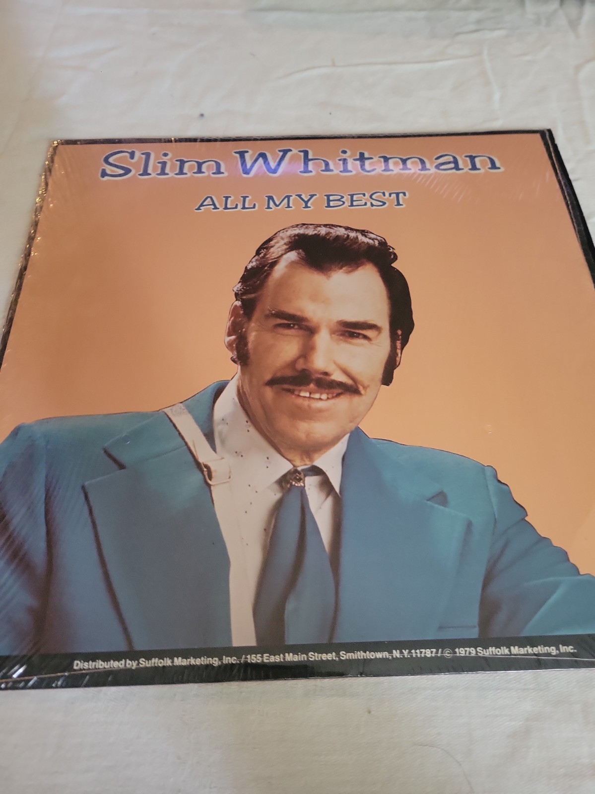 Slim Whitman ALL MY BEST  1979 Vinyl Lp Liberty Records VINTAGE SL-8128 VG