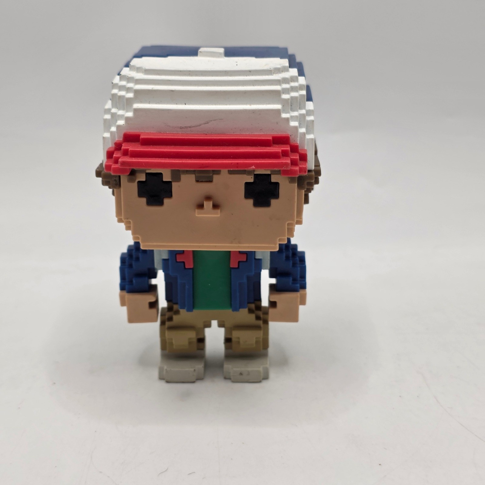 Funko Pop 8-Bit Dustin Stranger Things Figura in Vinile Pixelato Retro Netflix Giocattolo
