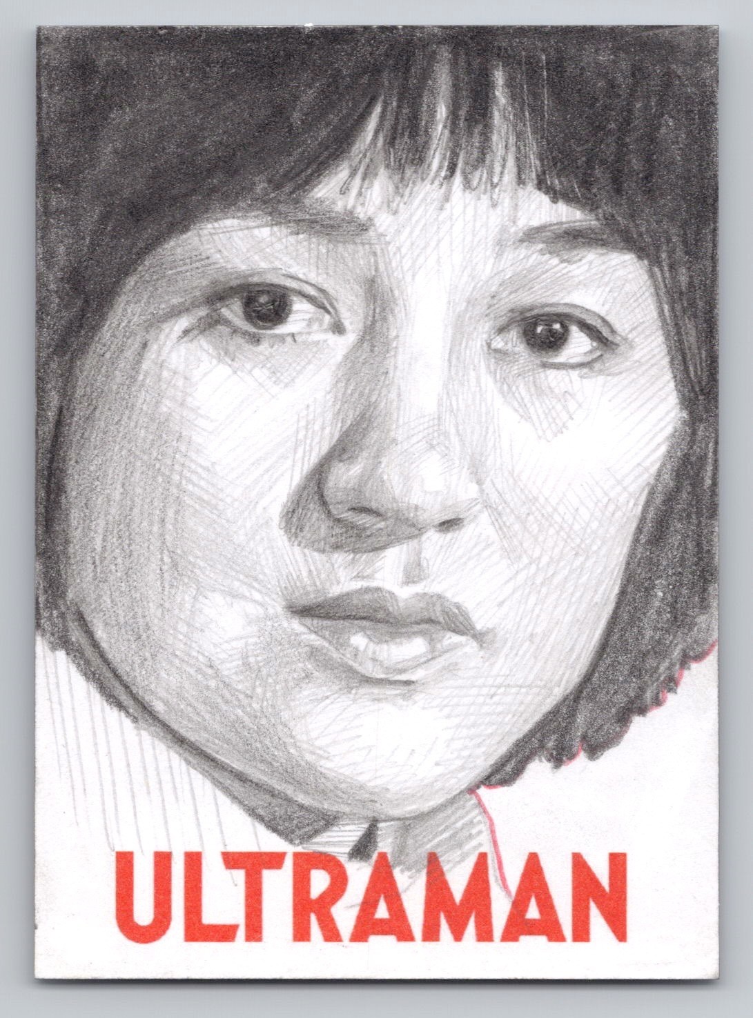 Carte collezionabili Ultraman serie 4. Artista: Carta schizzo Angelina Benedetti. 2025