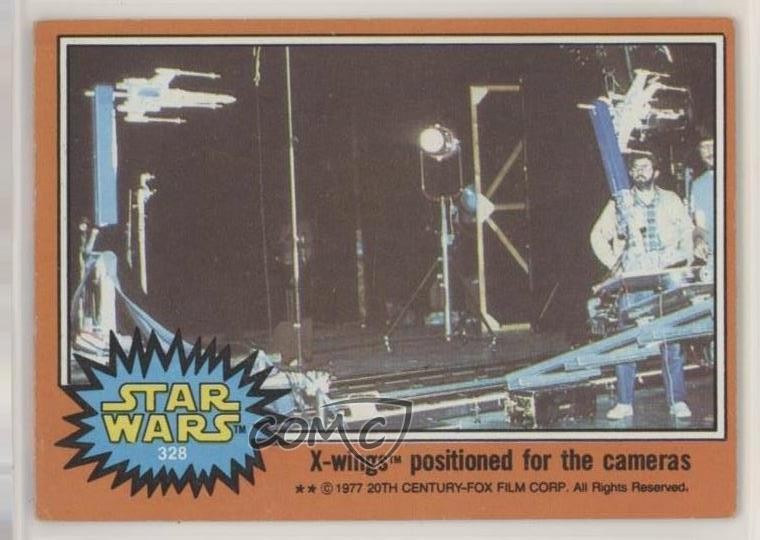 1977 Topps Star Wars X-Wings positioned for the Cameras #328 0f6