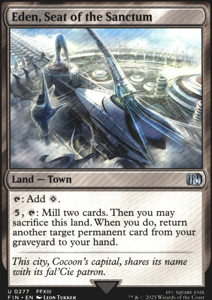 Eden, Sede del Santuario 277 FINAL FANTASY U NM Magic: The Gathering