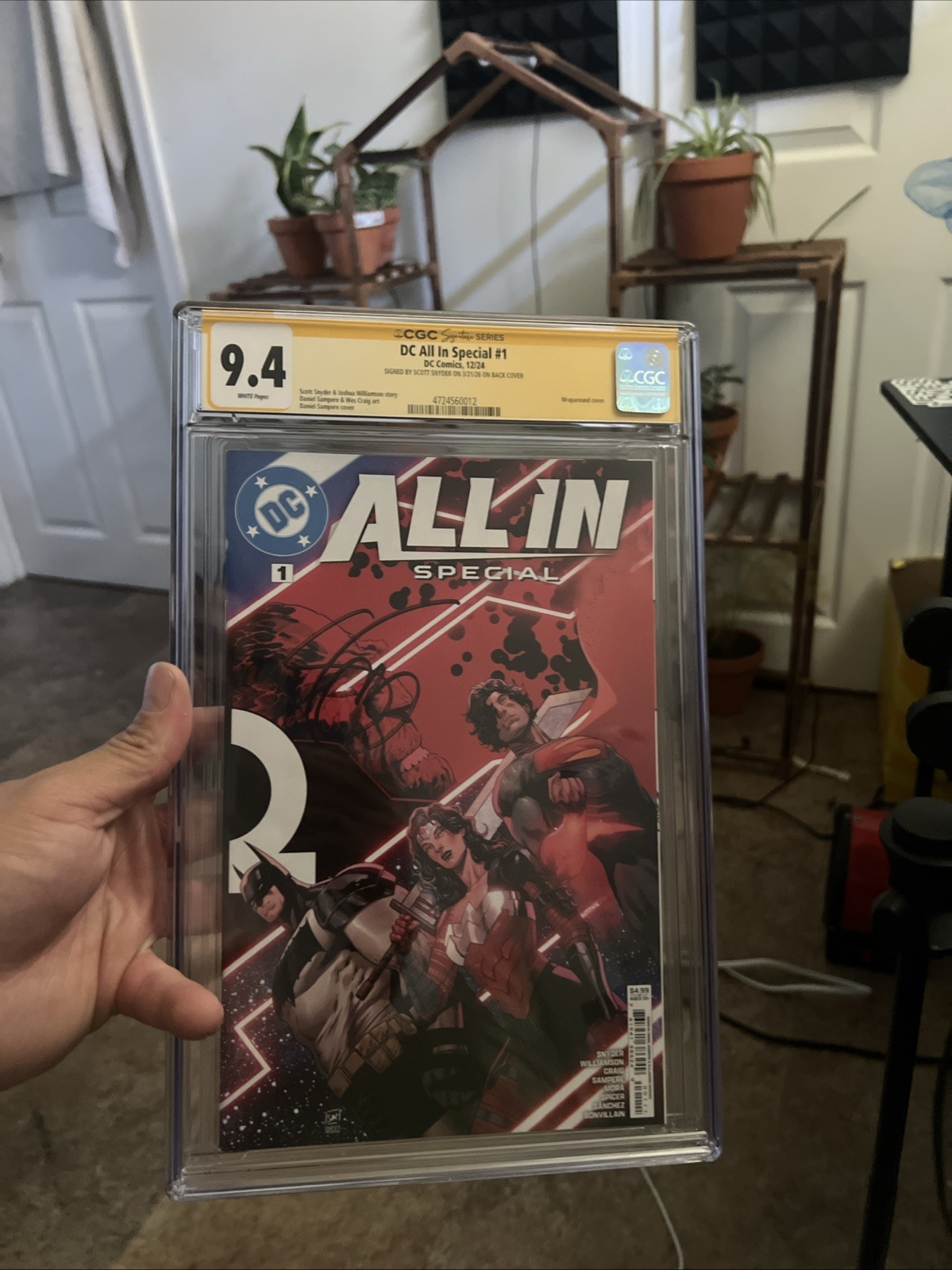 DC All In Special CGC 9.4 Signed By Scott Snyder 2024