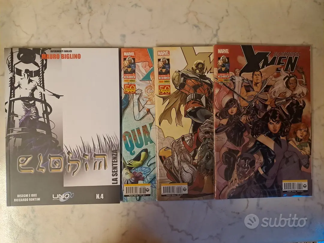 Elohim 4 + X-Men 256 258 259 Panini