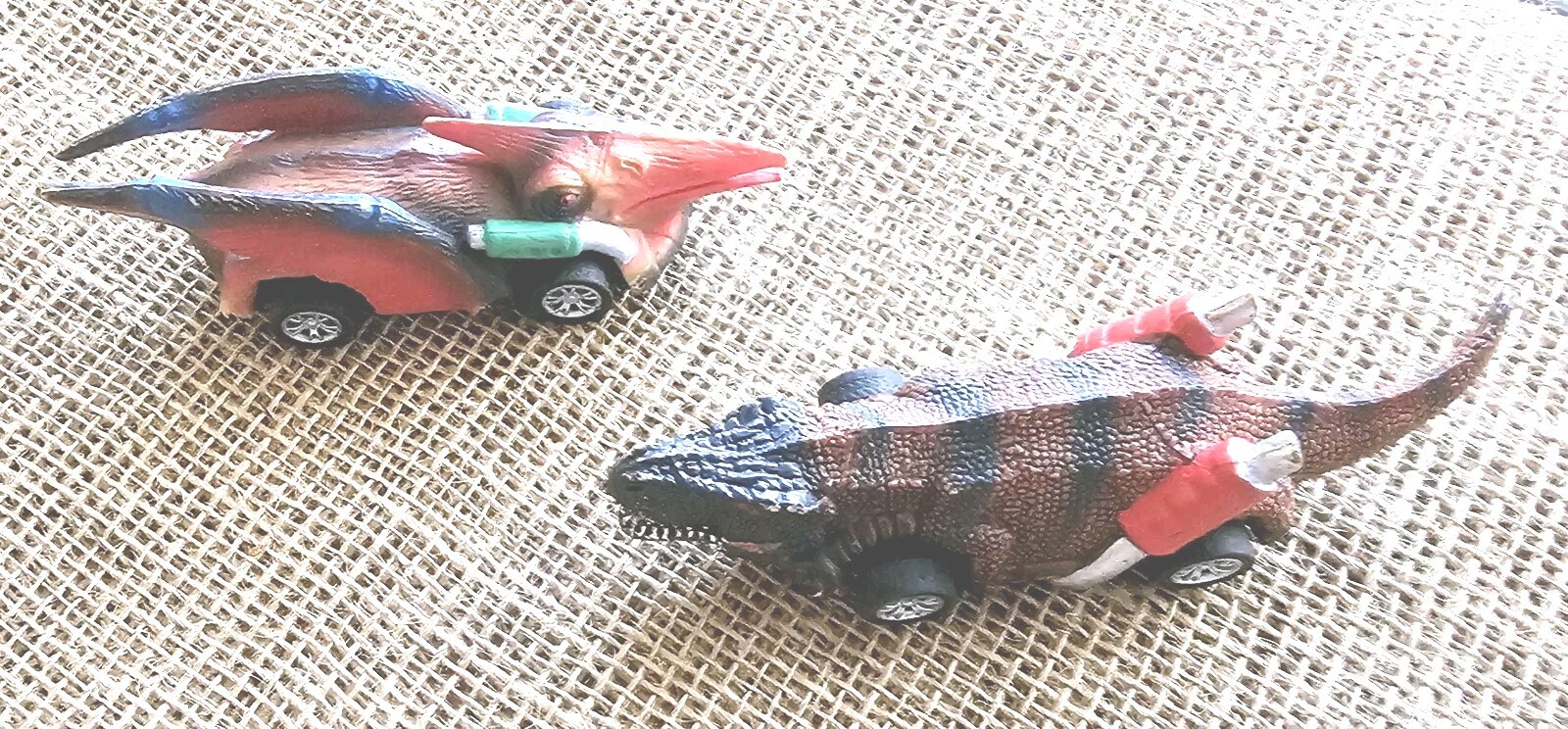 Giocattoli 2 Whz Bdo Dino Cars Pull Back Go T Rex e Pterodattilo