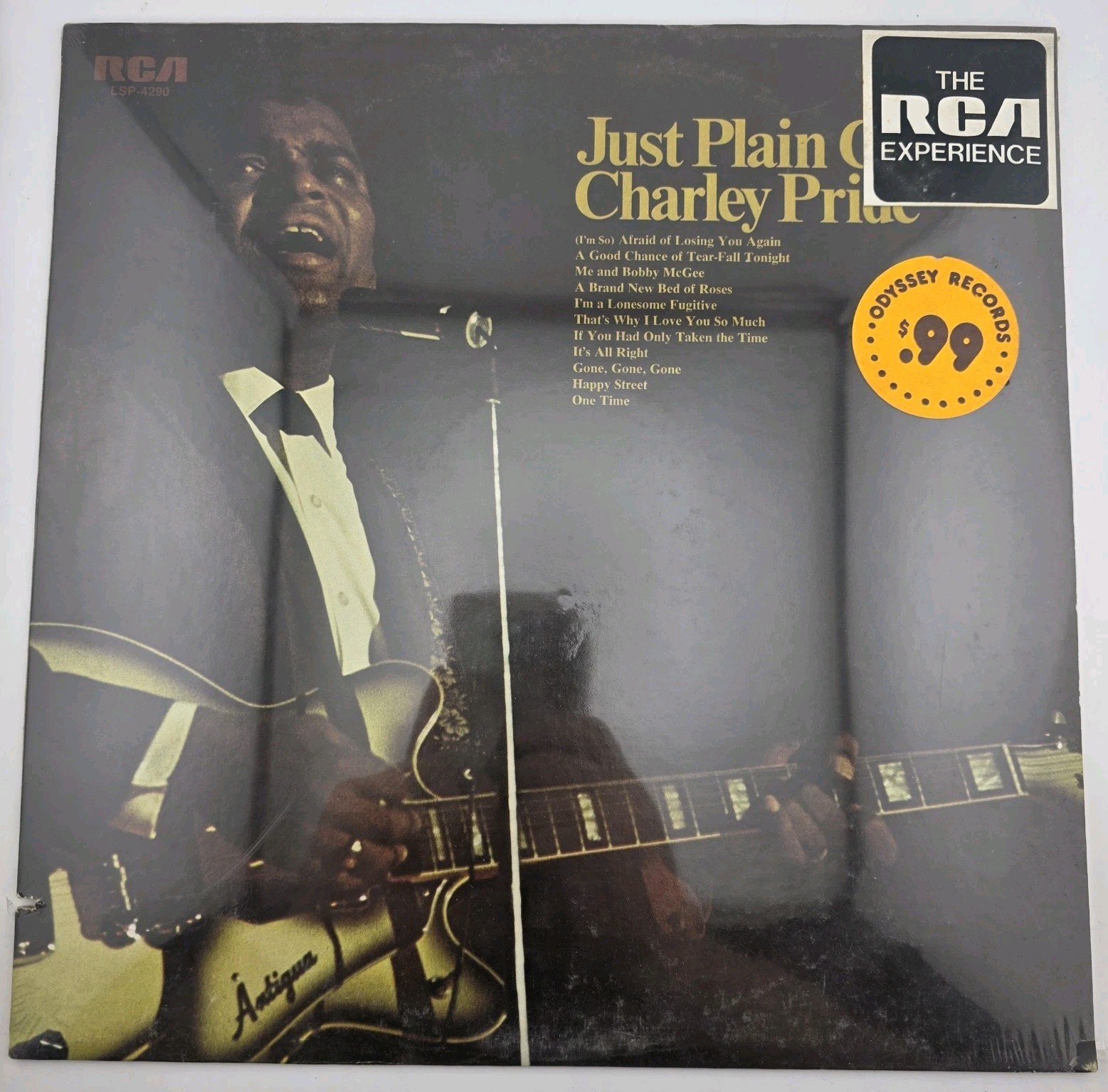 Charly Pride - Just Plain Charley Lp (Sealed) 1970 - LSP 4290 Country