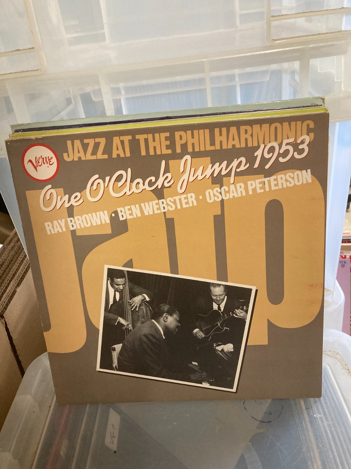 ONE O'CLOCK JUMP 1953 JAZZ AT THE PHILHARMONIC, VINYL LP, VRV1, EX