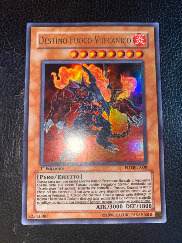 Yu-Gi-Oh! Destino fuoco vulcanico+Fioritura Di cenere