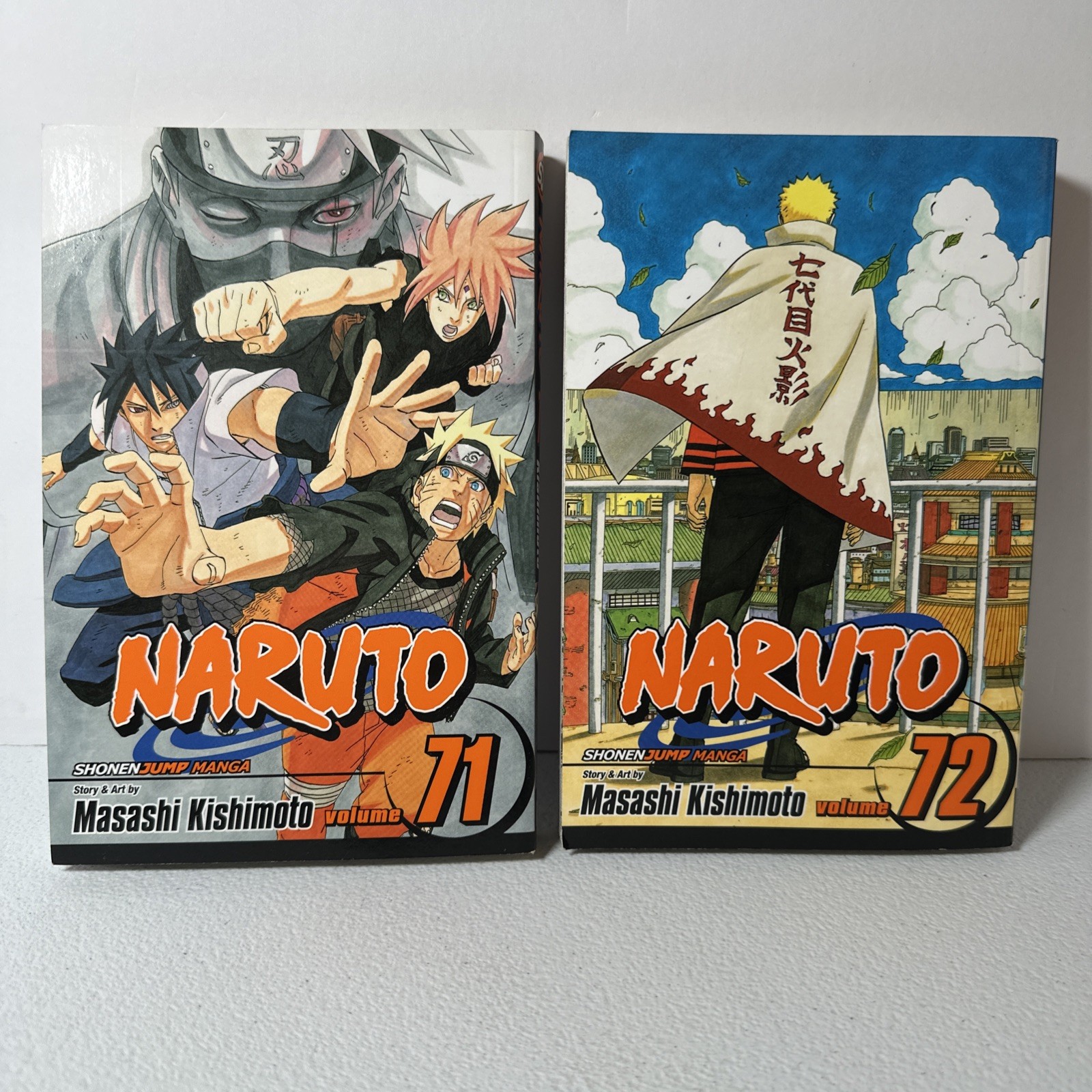 Naruto - Vol. Lotto 71 e 72 manga inglesi Masashi Kishimoto tascabili