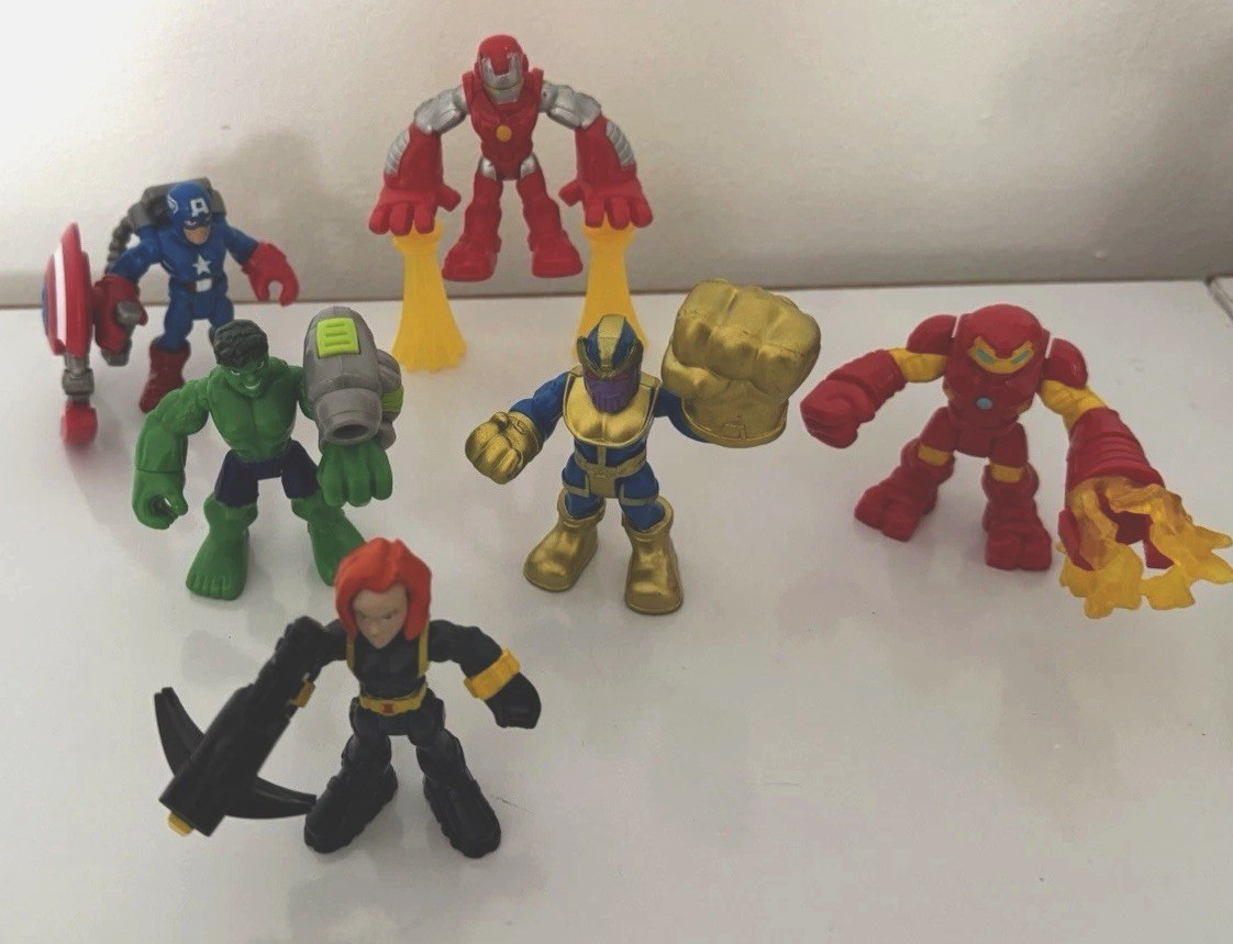 Playskool Heroes Marvel Super Hero Adventures Power Up Bundle