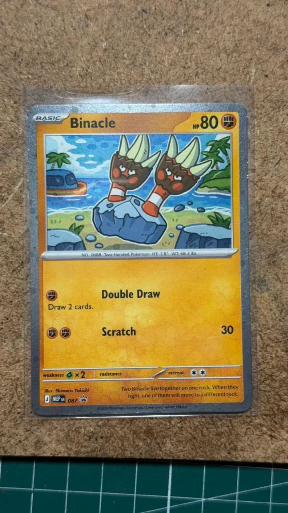 Binacle 087 MEP Promo Pokemon TCG Cosmos Holo NM
