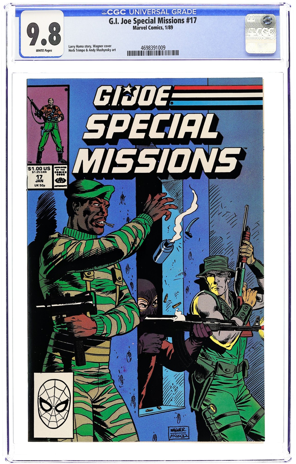 GI Joe Special Missions #17 CGC 9.8 1989 4698391009