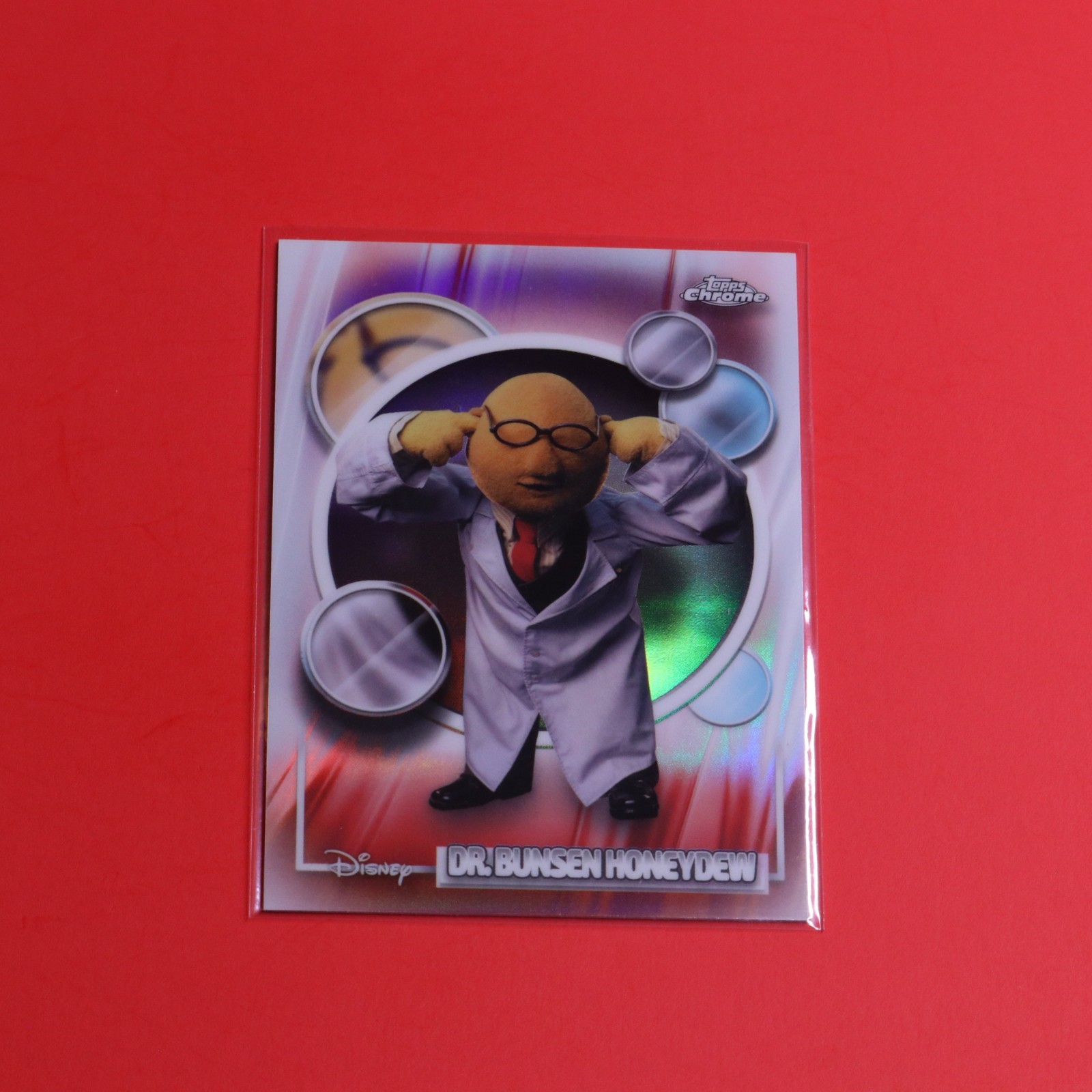 2026 Topps Chrome Disney Refractor 58 Dr. Bunsen Honeydew