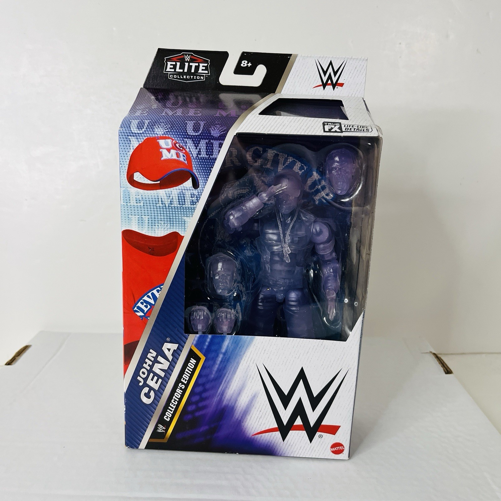 2025 WWE Elite Collection Collectors Edition Invisible John Cena Figure Nuovo con scatola giocattolo
