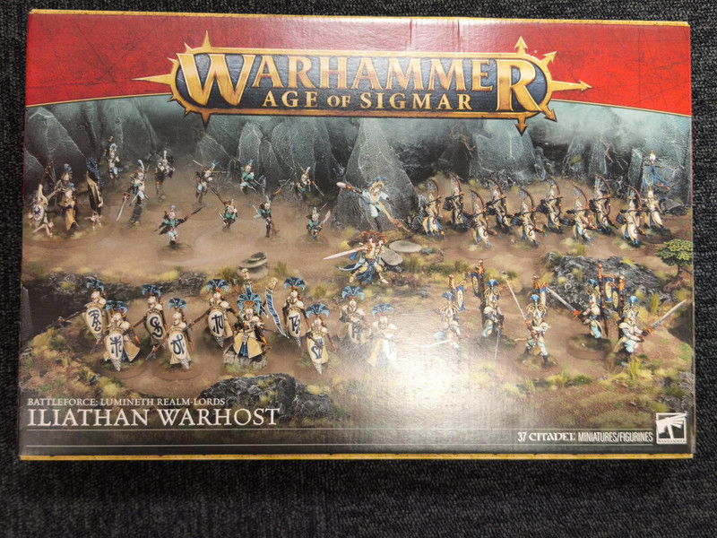 Warhammer Age of sigmar Bettleforce : Lumineth realm-lord Lliathan Warhost