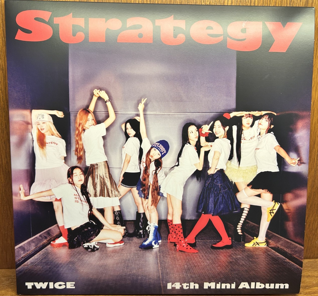 Twice Strategy 14th Mini Album Target Exclusive Red Vinyl w Poster Turntable Mat