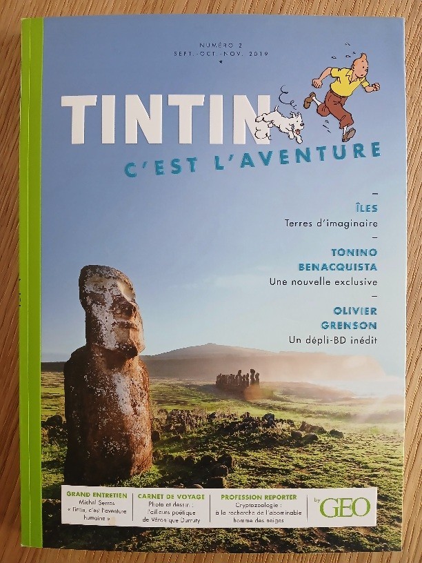 Tintin c'est l'aventure n°2 îles - Geo 2019