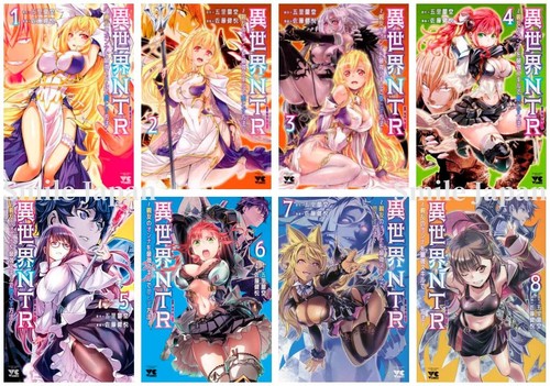 Isekai NTR Shinyuu no Onna wo Saikyou 1-8 fumetto manga in lingua giapponese