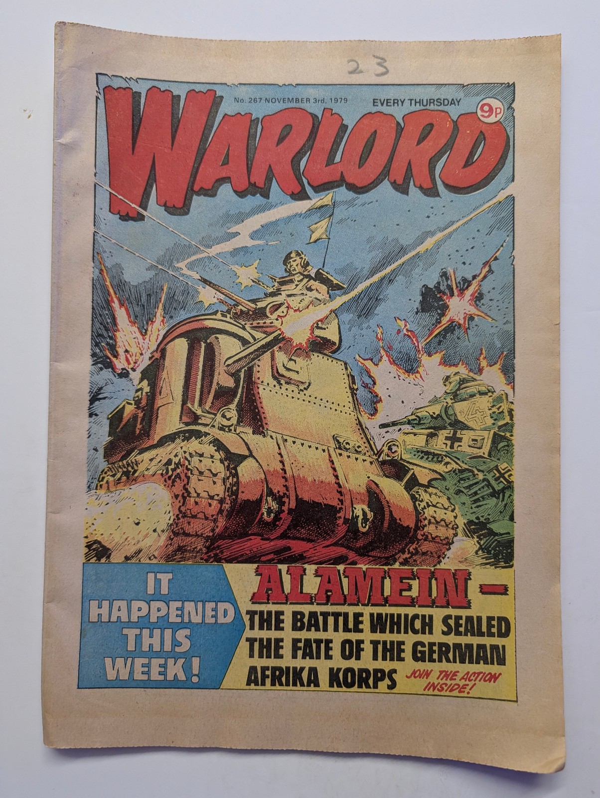 Warlord Comic No 267, November 3rd 1979