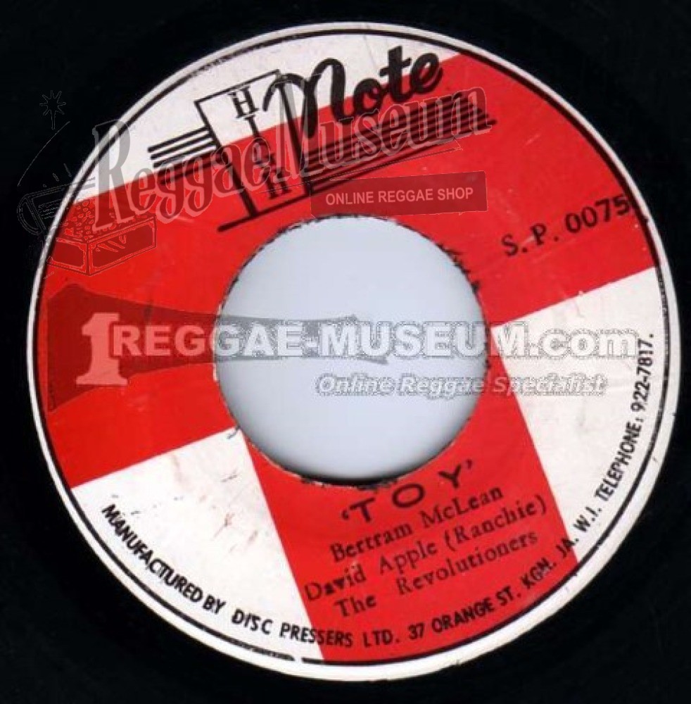 Bertram McLean - TOY [High Note 7"]
