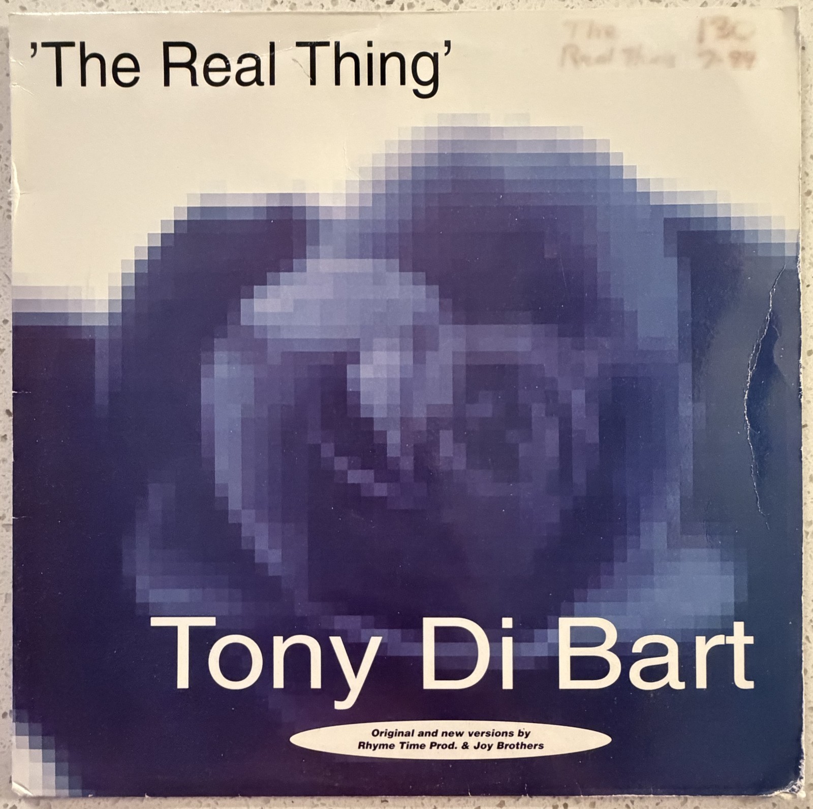 Tony Di Bart - The Real Thing (Original 12" Dance) 12" MAX Music 1994 Spain