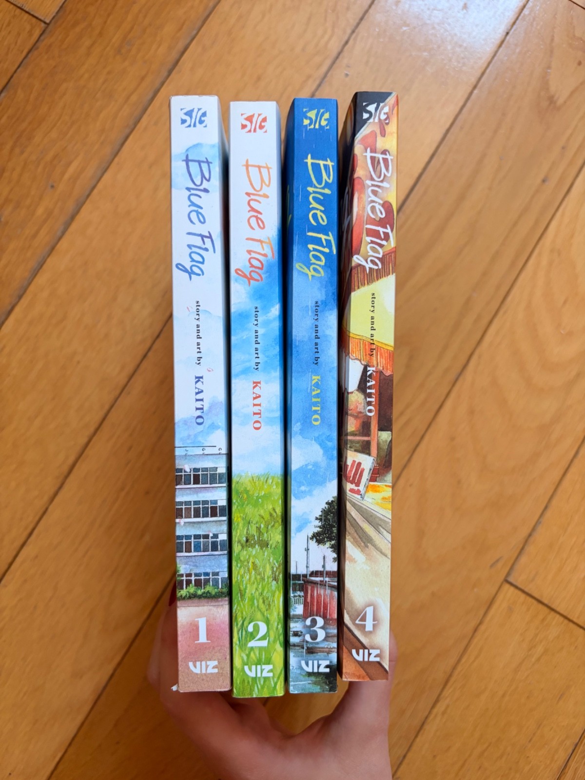 Bandiera Blu manga inglese volume 1-4