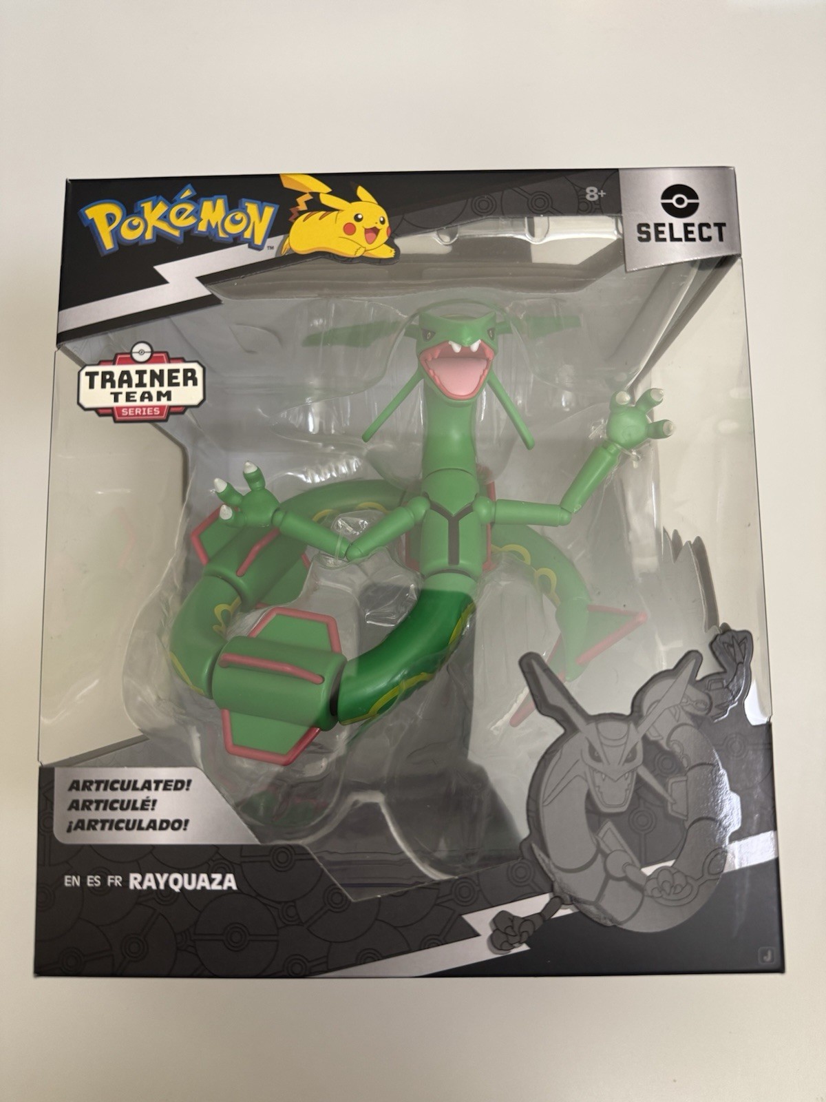Pokemon Rayquaza Select Series Trainer Series 11 Action Figure 6”