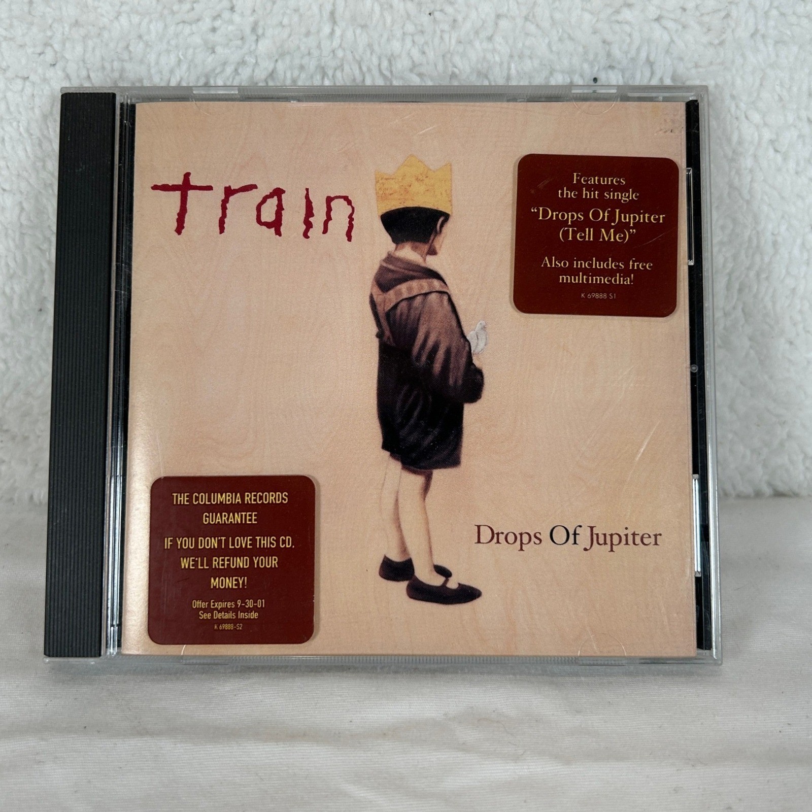 Train Drops of Jupiter CD 2001 Columbia Records CK 69888 Enhanced Multimedia