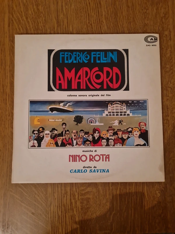 Federico Fellini Amarcord colonna sonora originale del film musiche di Nino Rota soundtrack