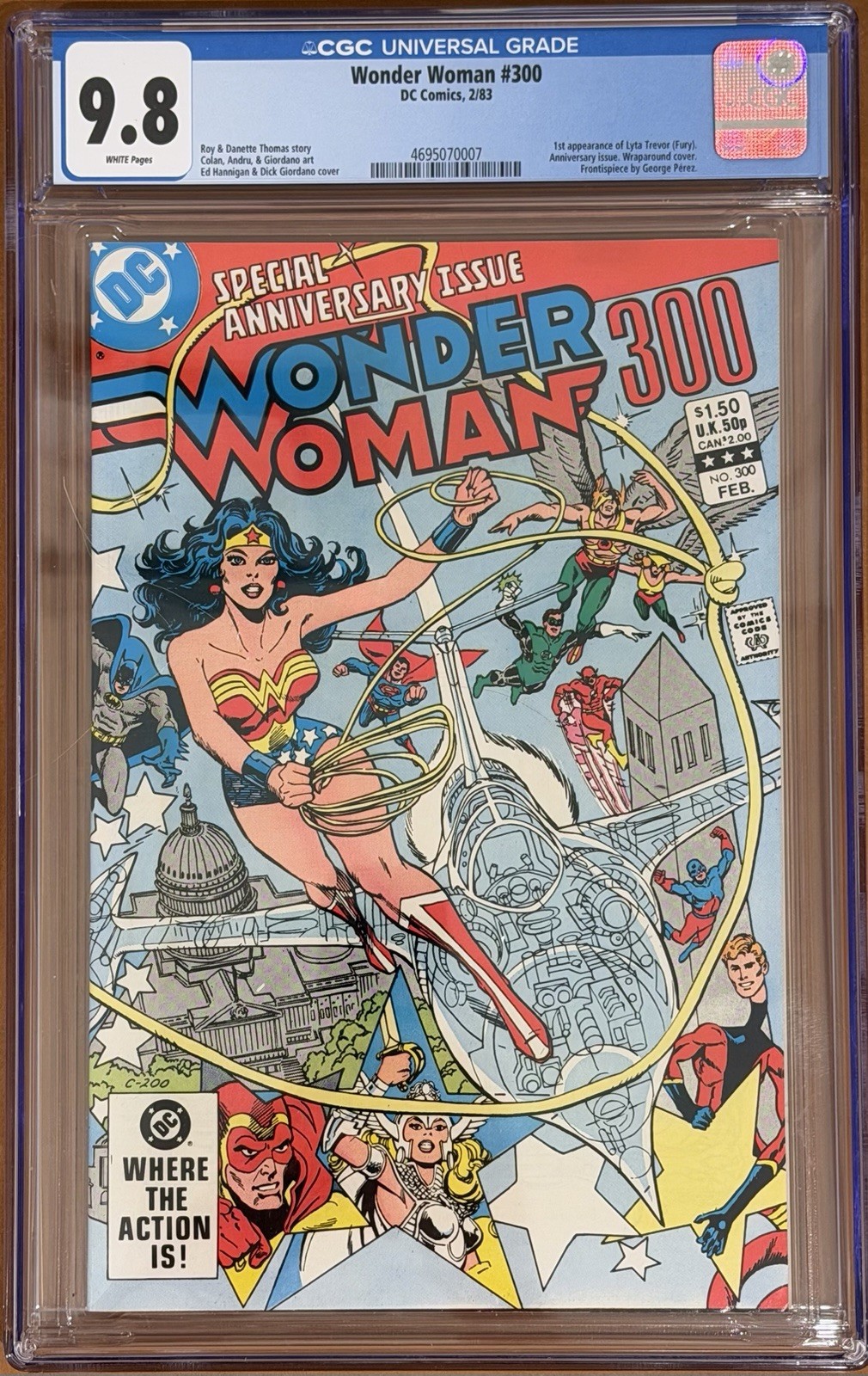 Wonder Woman (1942) #300 CGC 9,8 NM/MT 1° Furia