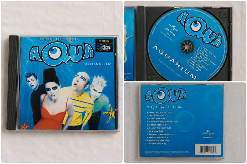 CD Aqua – Aquarium (1997) Original Universal | Barbie Girl | Buen estado