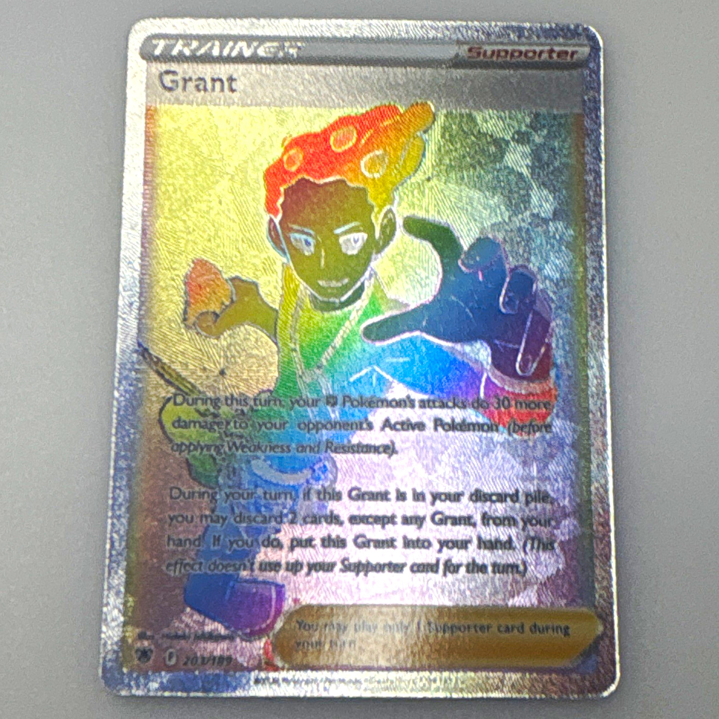 The Pokémon Company Grant 185/189 Radianza Astrale Holo Full Art EN UR