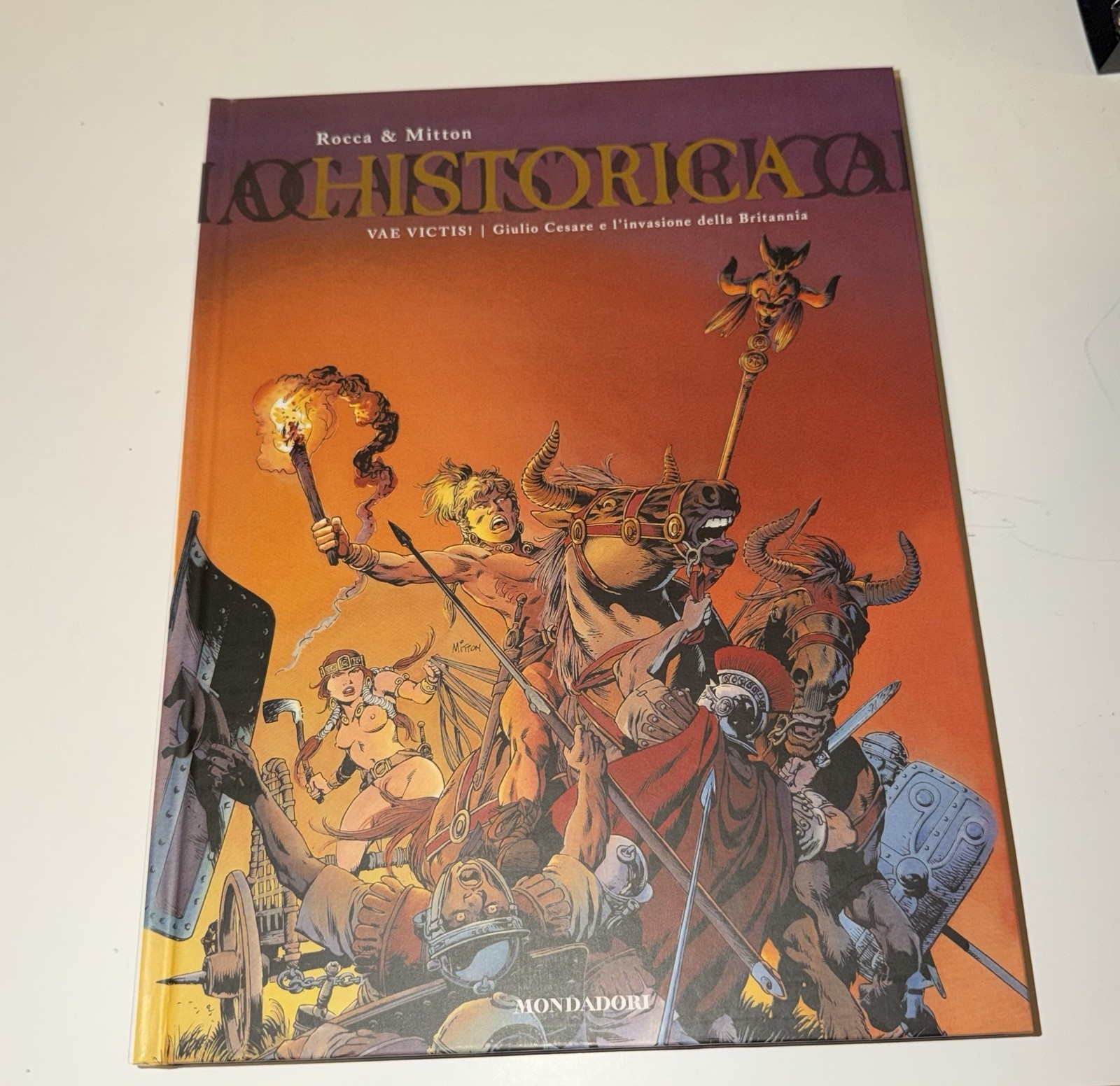 Mondadori Historica 14 Vae Victis! Giulio Cesare Britannia cartonato