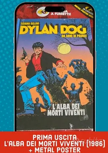 Dylan Dog 40° Prima uscita con TARGA e Album