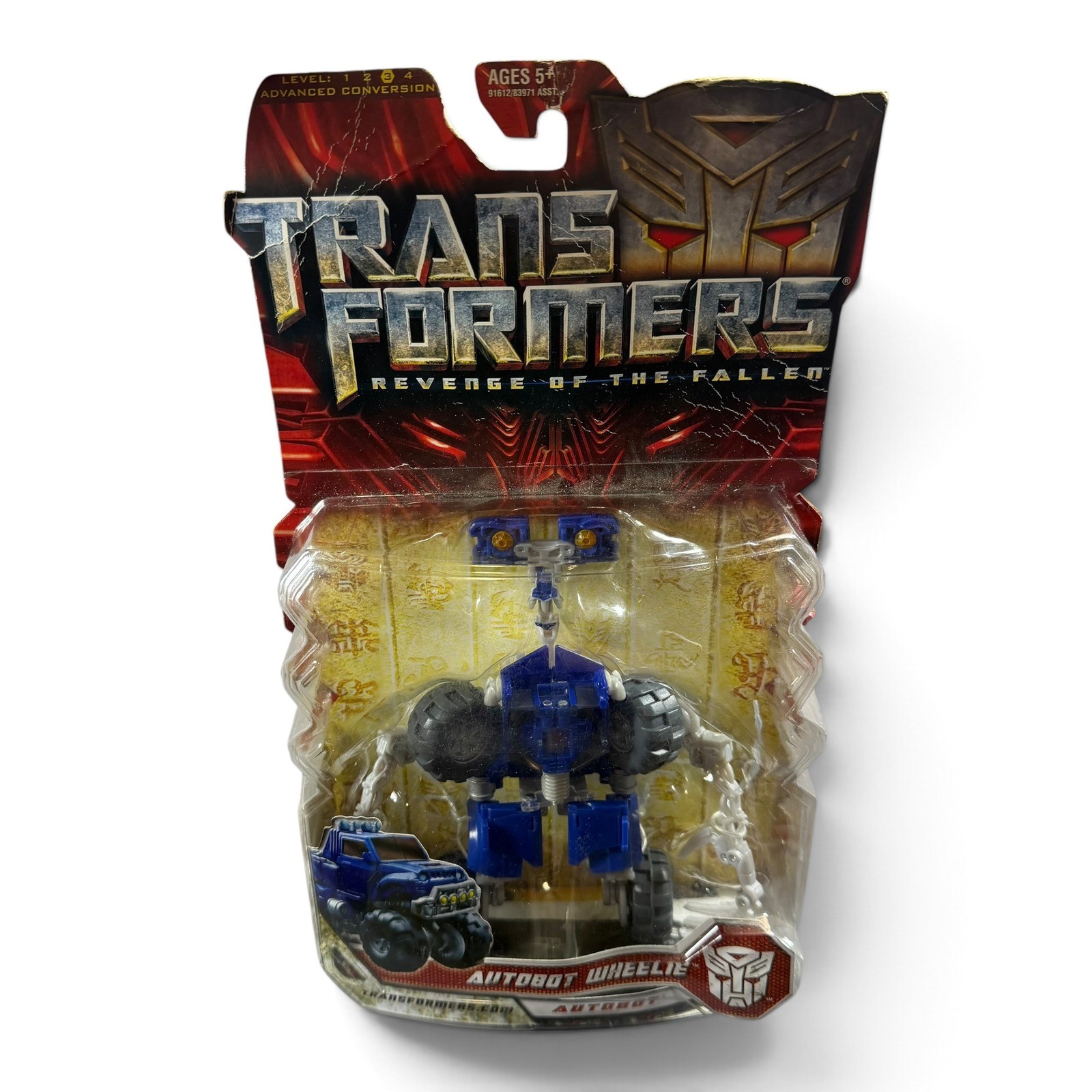 Transformers La Vendetta del Caduto Autobot Wheelie Deluxe Class Figure 2009