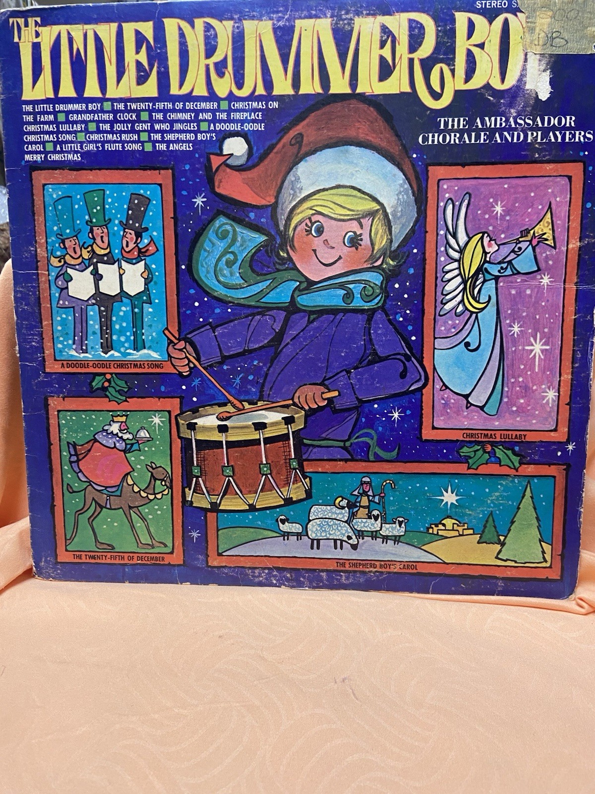 The Little Drummer Boy 12" LP Original 1967 Tinkerbell SX 1726 Christmas