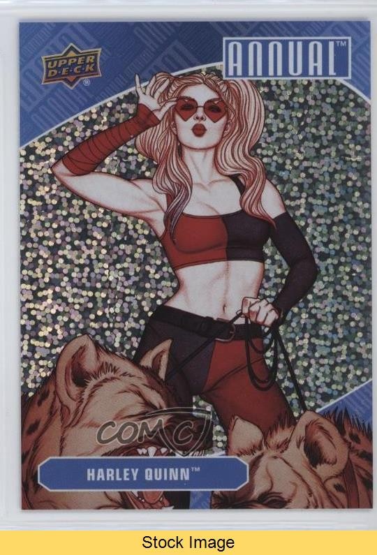 2023-24 Upper Deck DC Annual Silver Sparkle Harley Quinn #14 READ 0ra3