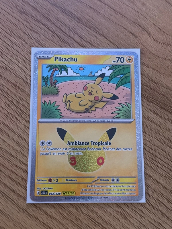 Pikachu 21/30