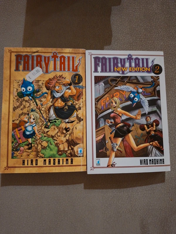 primi due numeri del manga Fairy Tail di Hiro Mashima