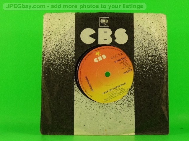 JUDAS PRIEST TAKE ON THE WORLD (COMPANY SLEEVE) (137) 7" CBS