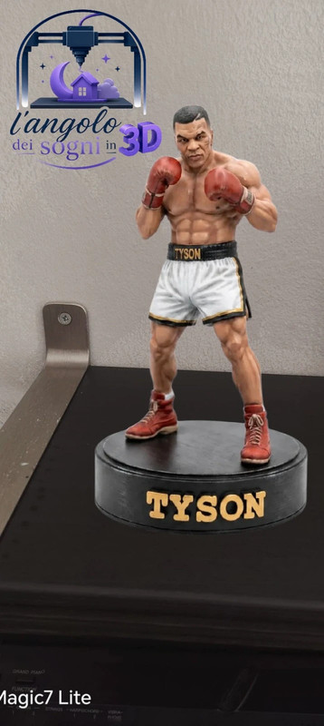 Mike Tyson Miniatura Statuetta 3D Action Figure di 15 cm
