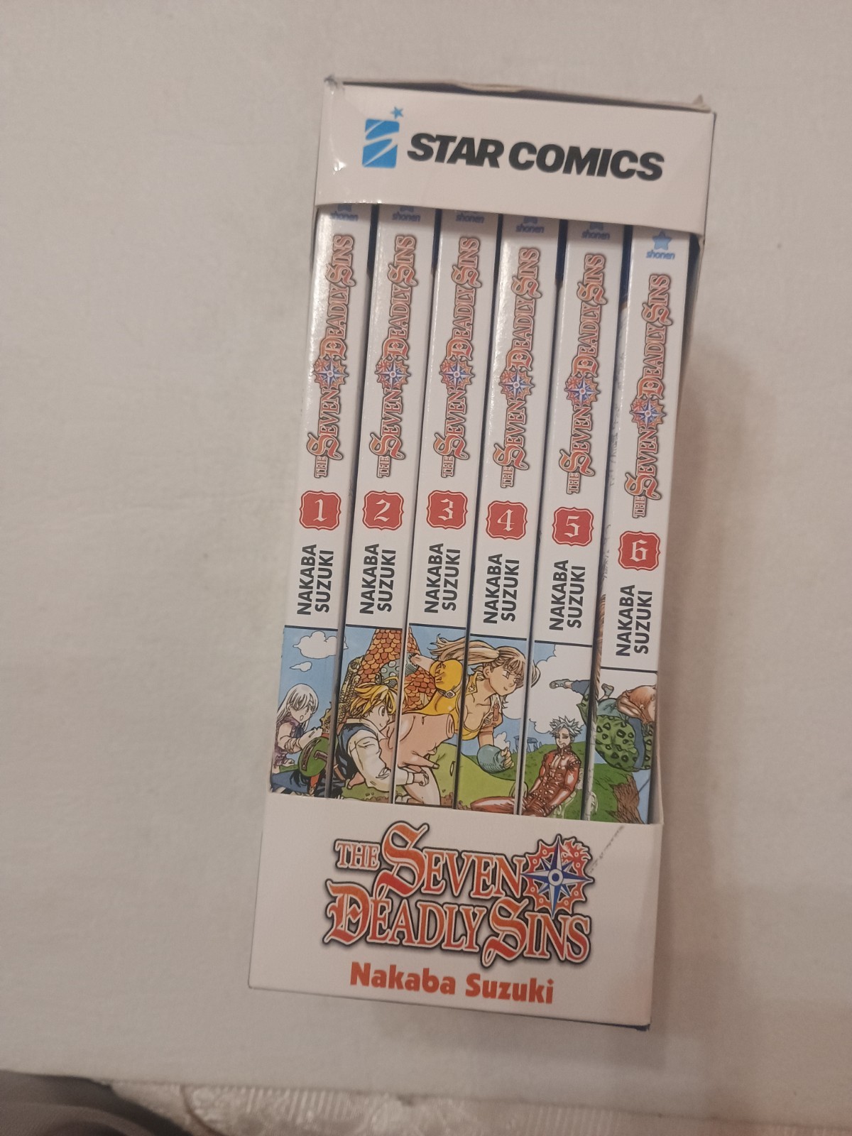the seven deadly sins Primo Cofanetto Da 1 A 6 come nuovo