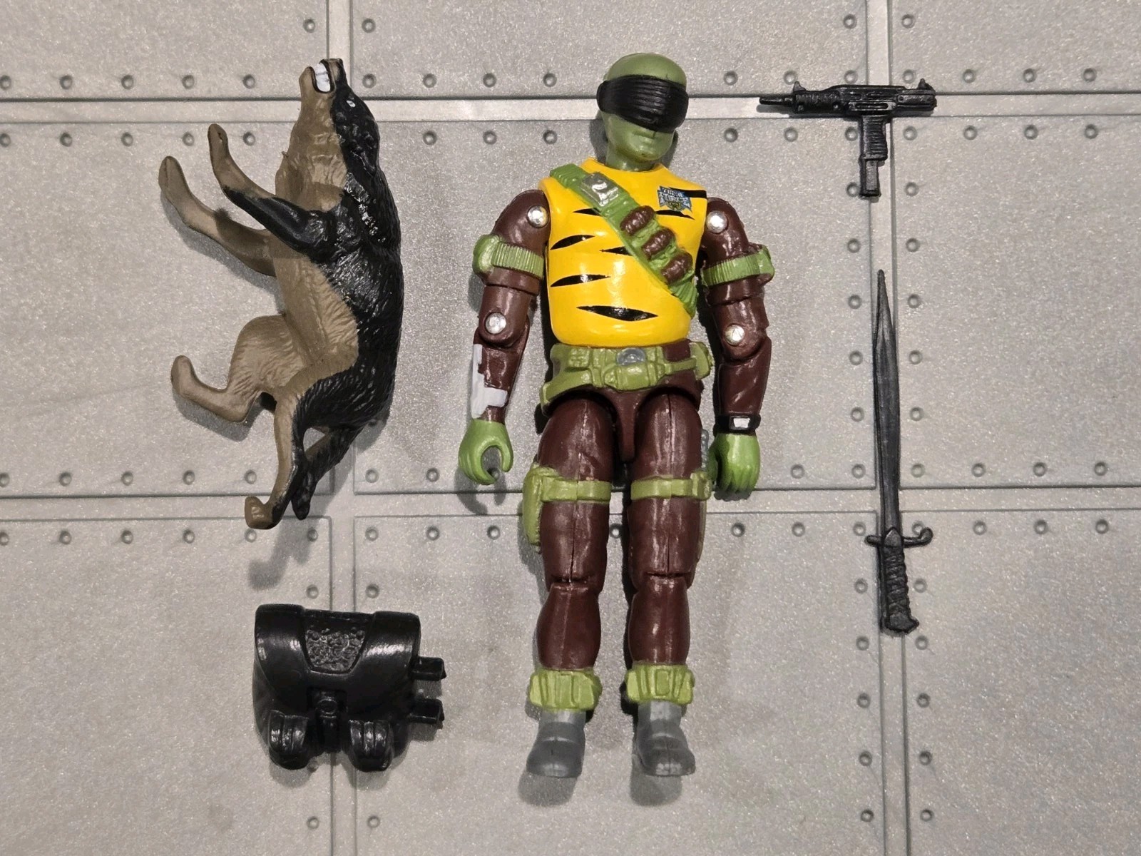 GI Joe Black Major Snake Eyes v2 Tiger Force Commando 3.75"